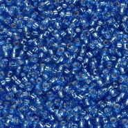 Miyuki seed beads 11/0 - Silver lined sapphire 11-19